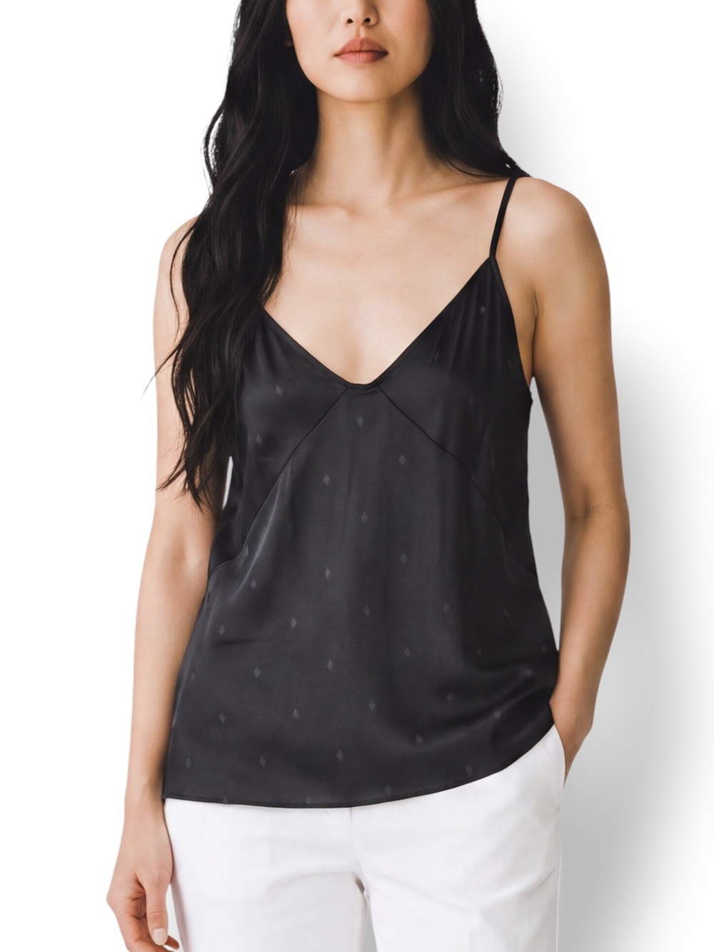 4/$20 The Fifth Label Black Diamond Print Cami Tank Top Medium